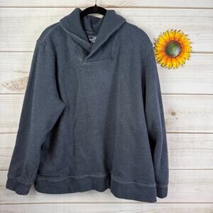 the north face men's heavyweight cowl‎ neck sweatshirt XXL